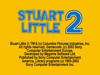 Stuart Little 2 screenshot 3 for Playstation